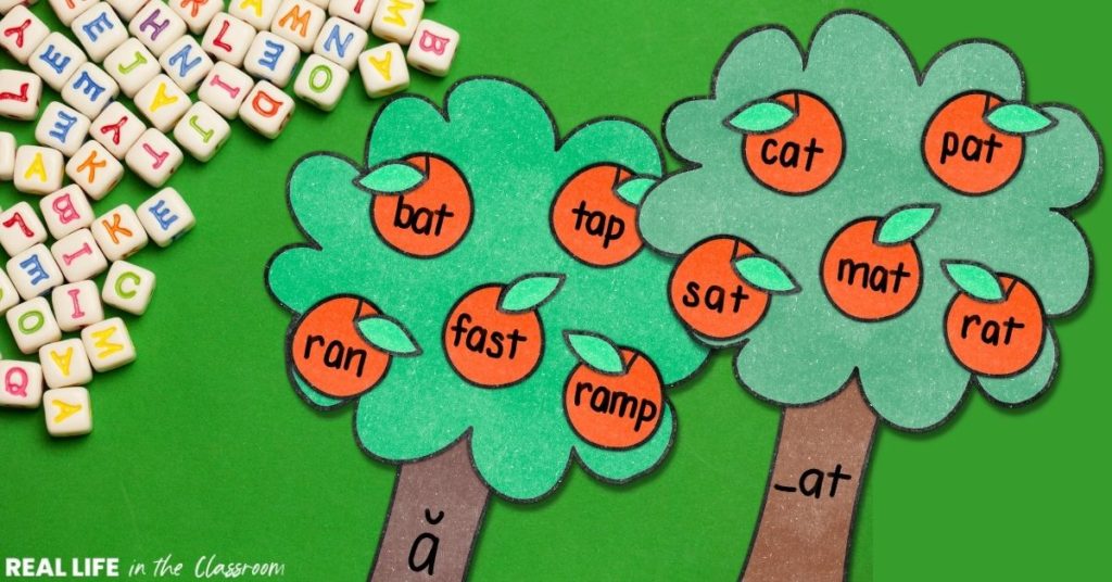 9 Reasons Educational Crafts are Worth Your Time apple tree educational craft with phonics focus