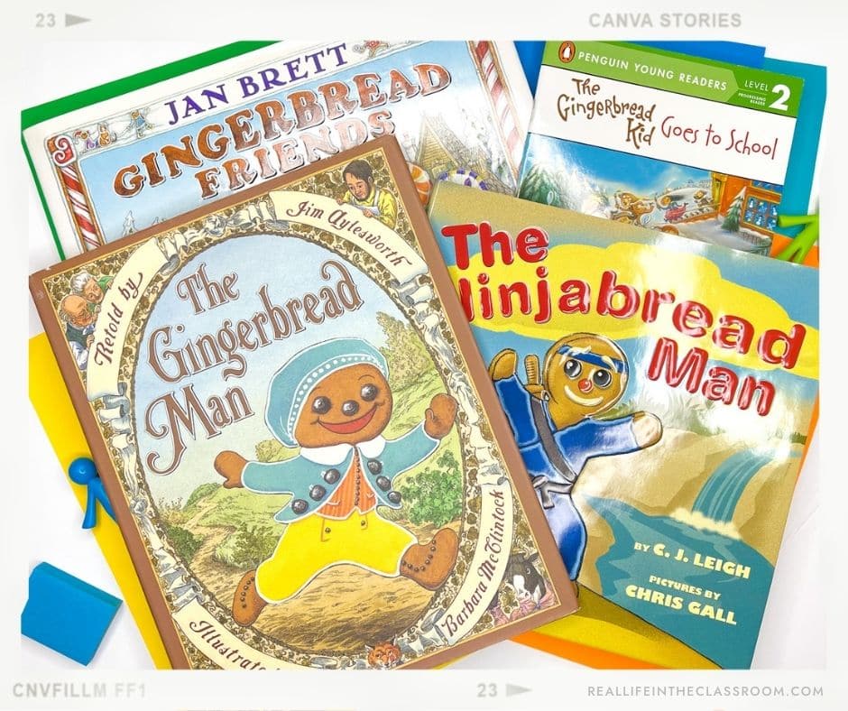 books about gingerbread man cookies