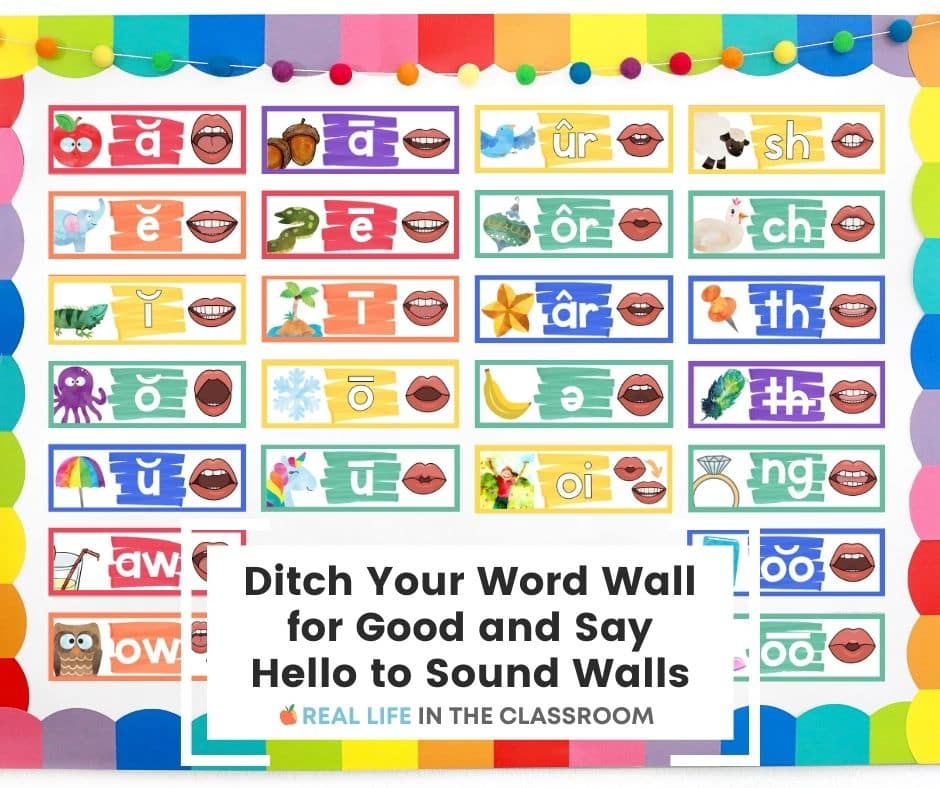 Blog post for Ditch Your Word Wall for Good and Say Hello to Sound Walls
